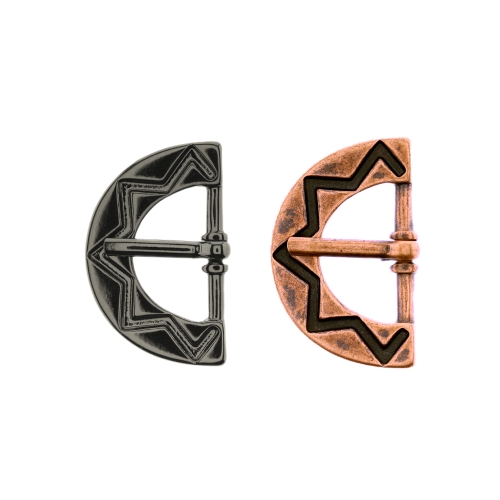 Metallist reljeefse mustriga pannal 25x15 mm rihmale laiusega 15 mm