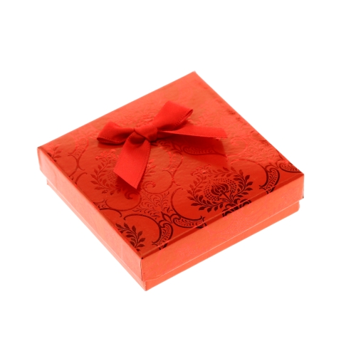 Pidulik, ornamendi ja lipsukesega kinkekarbike 8,8 x 2,5cm