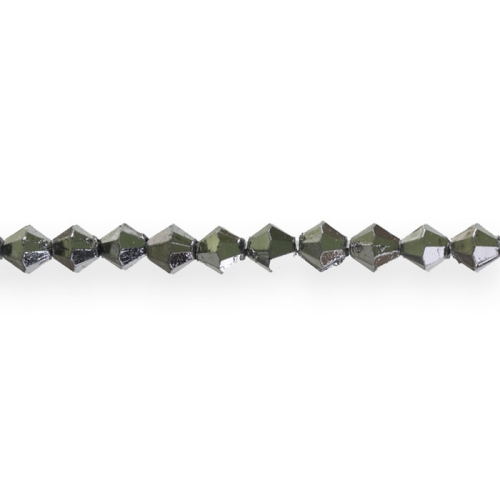 Rondellikujulised tahulised plastikhelmed 4mm