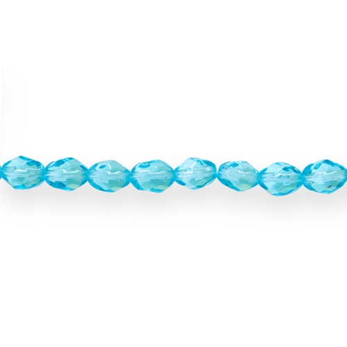 Lapik ovaalne tahuline 8x6mm klaashelmes