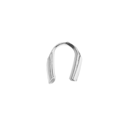 925 hõbedast helmeniidi kaitsja 0,8 x 4,5 x 5,5 mm