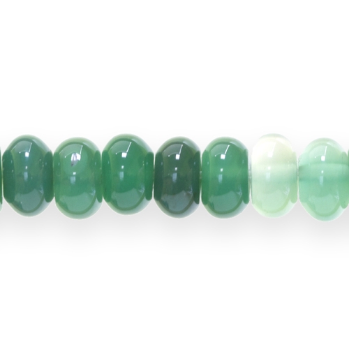 Lapikud ahhaadist helmed, 8 x 5mm 
