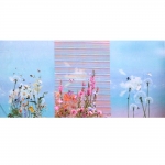 Põllulilledega, trikookangas kupongina 75 cm x 150 cm, Stenzo, 19069