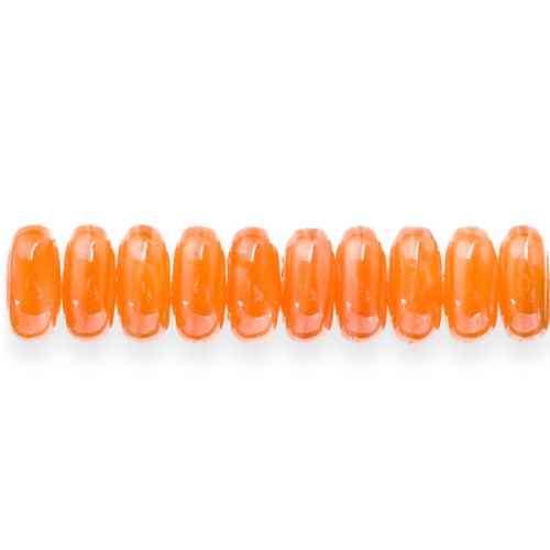 Lapik ümar keskelt risti läbistatud piimjas 11x5mm klaashelmes