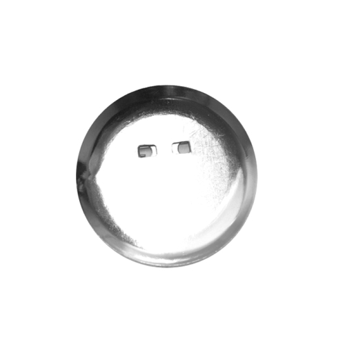 2-Eyelet Round Pin-On Brooch Base / 30mm