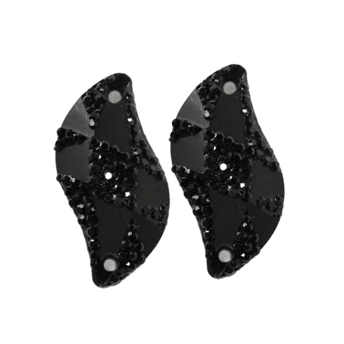Mummulised, krobelise pinnaga tahulised dekoratiivkivid, 30 × 15 mm, 2 tk pakis