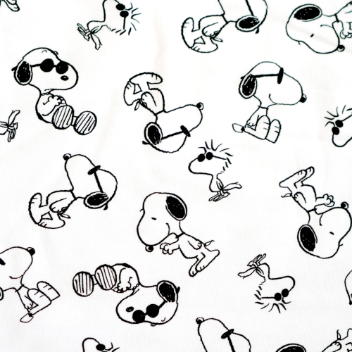 Puuvillane trikookangas, Snoopy Jersey digital, 152cm, 212.135