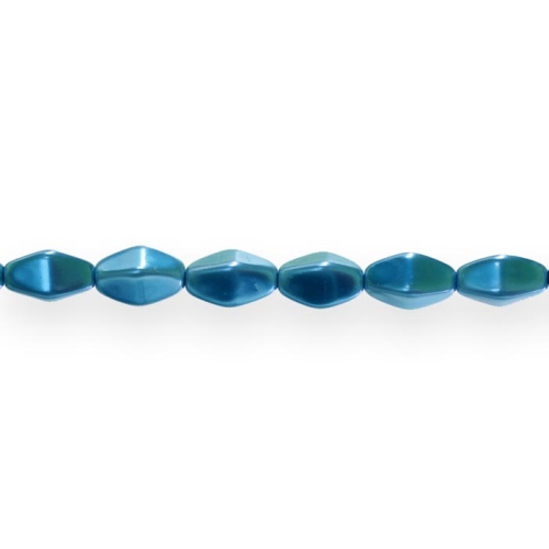 Piklik, tahuline pärlmutter 8x5mm klaashelmes, Preciosa