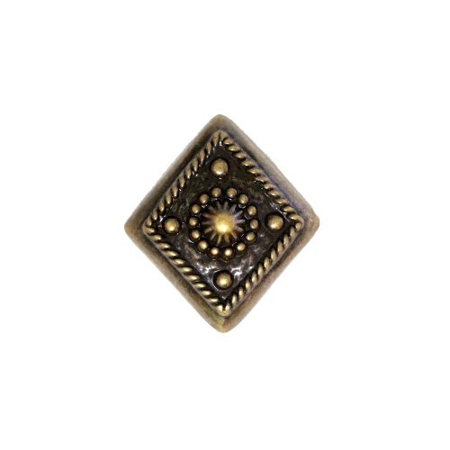 Metallilaadsest plastikust, reljeefse mustriga, kannaga nööp 20x18mm, 30L