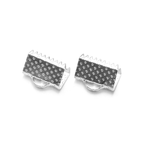 Otsakinnis, paelaotsik (nahkpaela kinnitused); 2tk, 10 x 6mm