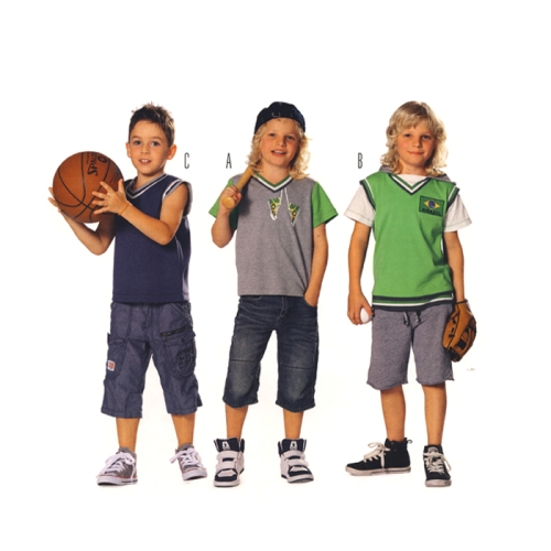 T- särk 104 - 140cm,T- shirt Burda 9523