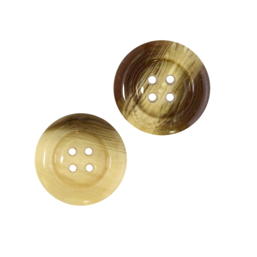 Segatud värvidega, paksem, nelja auguga plastiknööp, 28mm, 44L