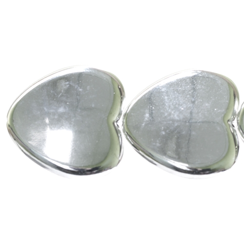 Südamekujuline lapik riputis/helmes CCB plastikust 30 x 6mm