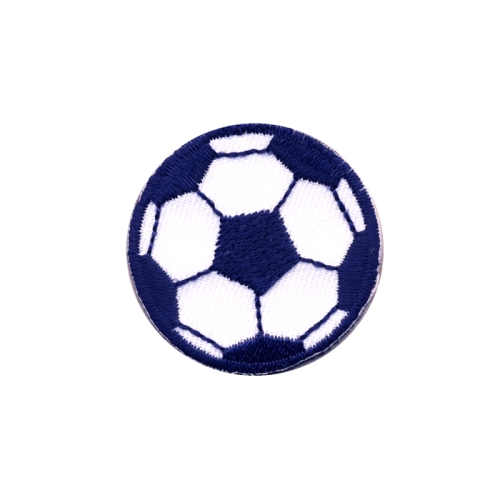 Triigitav Aplikatsioon; Jalgpall, Embroidered Iron-On Patch; Football, 4 cm