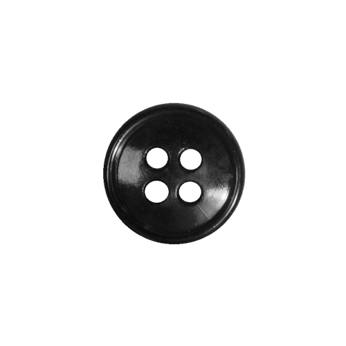 Lihtne nööp, nelja auguga ø12 mm, suurus: 18L