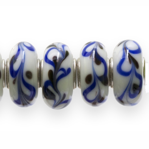 Värvilised, klaasist metallsisuga pandora tüüpi helmed 14 x 7mm