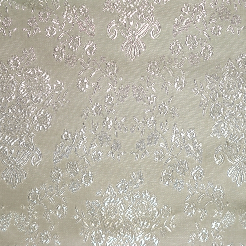 Suursugune, reljeefse ornamendimustriga, kangas (Jacquard Lurex Plata), 150cm, 91312