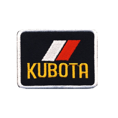 "Kubota" vapp tikitud triigitav piltaplikatsioon 7 x 5,3 cm