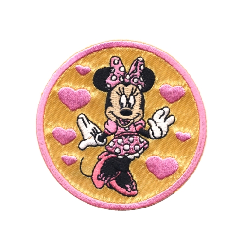 Triigitav Aplikatsioon; Minnie hiir südamega 6,7 cm