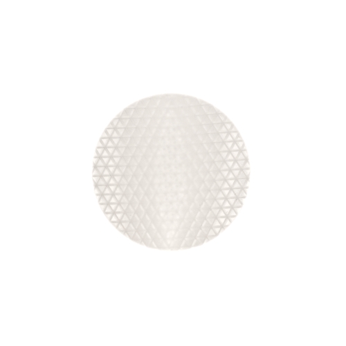 Helklev, reljeefse mustriga, keskelt kõrgem, kannaga plastiknööp 23mm/36L