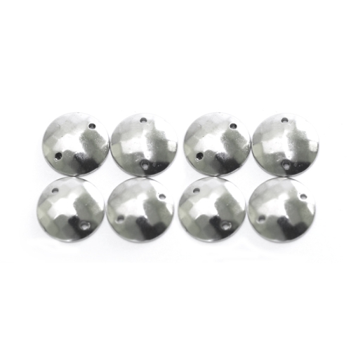 Metallilaadsed plastikust dekoratiivkivid, 11 mm, 8 tk pakis
