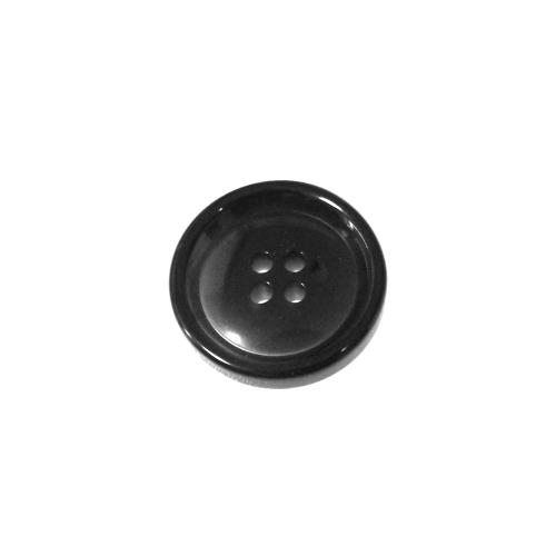 Kõrge servaga, helkleva efektiga, nelja auguga plastiknööp, 20mm, 32L