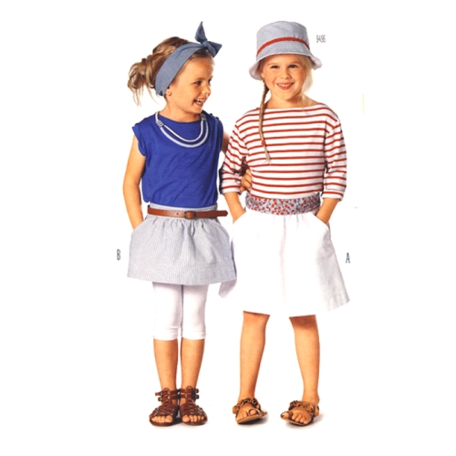 Seelik 104 - 140cm, Skirt/ Burda 9492