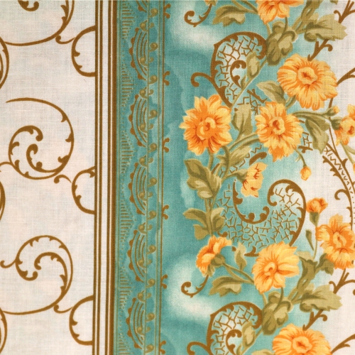 Ornamendiga, puuvillane popliinkangas, 110cm, PM996, Soodushind!