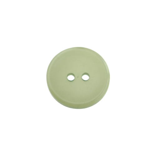 Sileda pinnaga, läbipaistev, helklev plastiknööp, kahe auguga ø18 mm, suurus: 28L