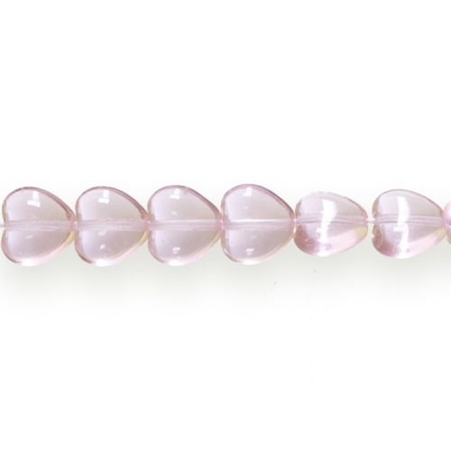 Südamekujuline (Jablonex) 8x4 mm lapik klaashelmes 