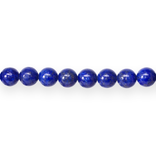 Ümarad lasuriidist e. lapis lazulist helmed, 8mm