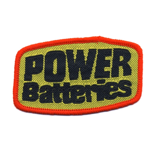 Triigitav aplikatsioon; "Power Batteries", 8 x 5 cm
