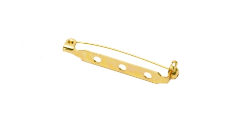 3-Eyelet Pin-On Brooch / 38 x 5mm