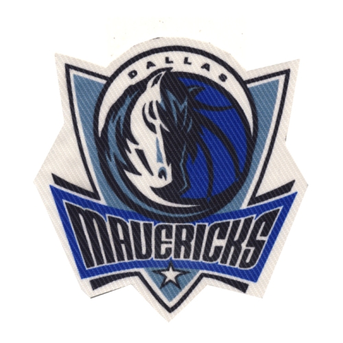 Triigitav Aplikatsioon "Dallas Mavericks" korvpalliteemaline vapp 7x6,5 cm