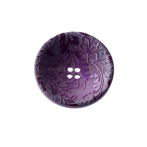 Reljeefse lillemustriga, kausjas, nelja auguga plastiknööp, 28mm, 44L