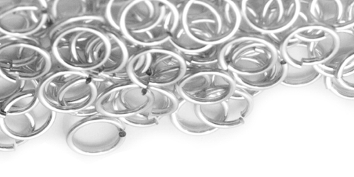 Chain making rings Chain Maille, wire18 ga ø1 mm, ring ø3,97 mm, Beadalon (USA)
