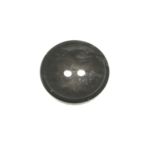 Kõrge äärega plastiknööp, kahe auguga, 23mm. 36L