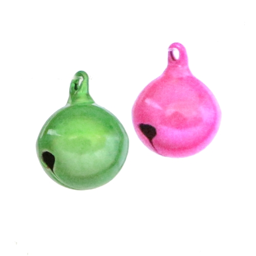 Värviline, helklev, metallist kuljus 19,5 x 16mm