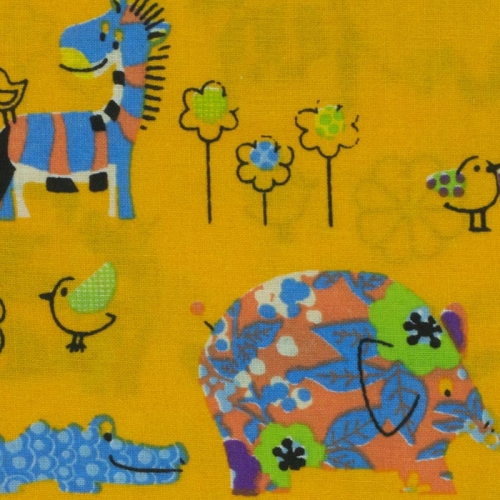 Puuvillane kangas, Aafrika loomadega 122.283