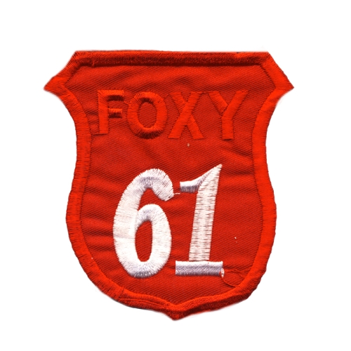 Triigitav aplikatsioon "Fo x y 61" vapp aplikatsioon 9 x 8 cm