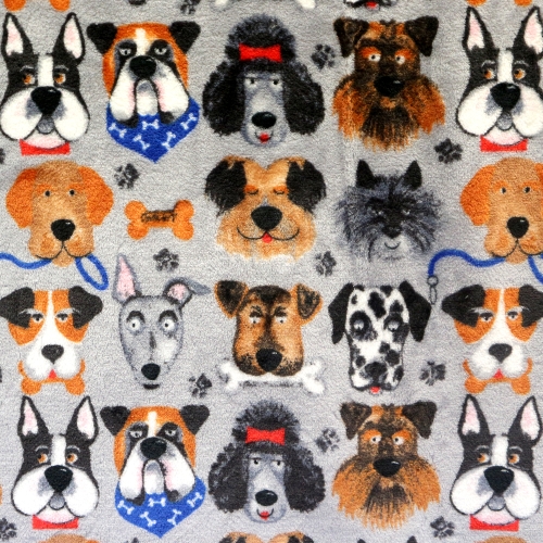 Koertega, pehme, sametine fliis, flanell fleece, 150cm, 130.593