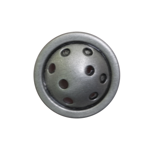 Metallist, reljeefse mustriga, kannaga nööp 18mm, 28L