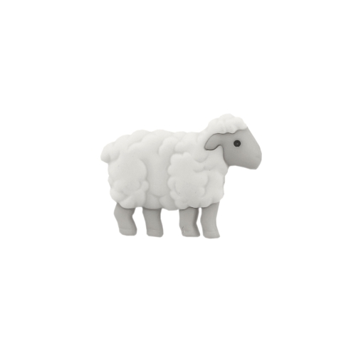 Lammas, kannaga plastiknööp, 18x14mm/28L