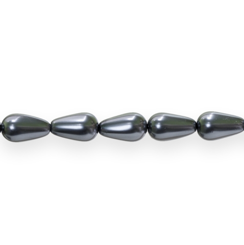 Tilgakujuline pärlmutter 12x7mm klaashelmes