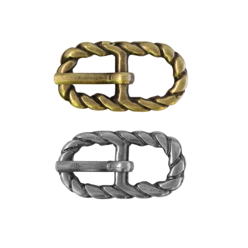 Metallist punutise mustriga, piklik pannal 20x10 mm rihmale laiusega 7 mm