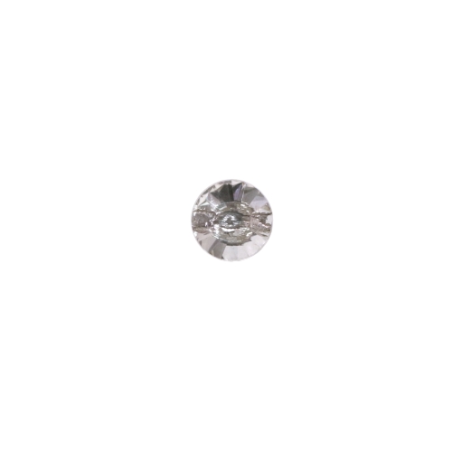Ümar kristallilaadne akrüülnööp, süvistatud kannaga, 10mm, 16L