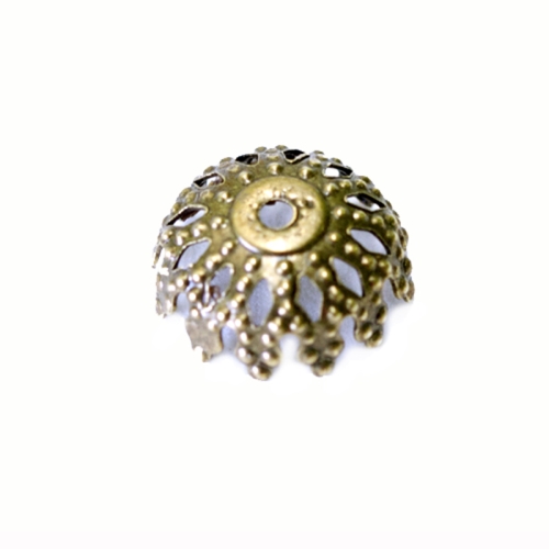 Pitsiline lillekujuline pärlikübar , 8 x 3,5mm