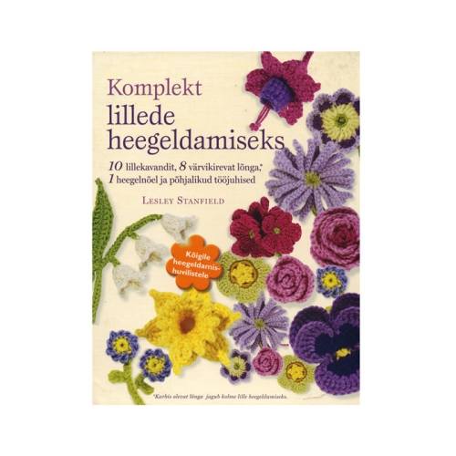Heegeldamiskomplekt "Komplekt Lillede Heegeldamiseks"