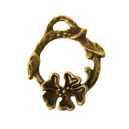 Lilleõiega, rõngakujuline riputis 20x16x3mm