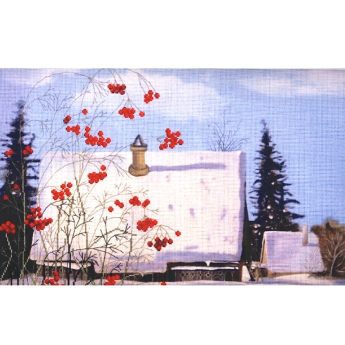 Tikkimiskomplekt Talvine talumaja CD3072/ Nova Sloboda (Ukraina)